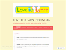 Tablet Screenshot of lovetolearnindonesia.com